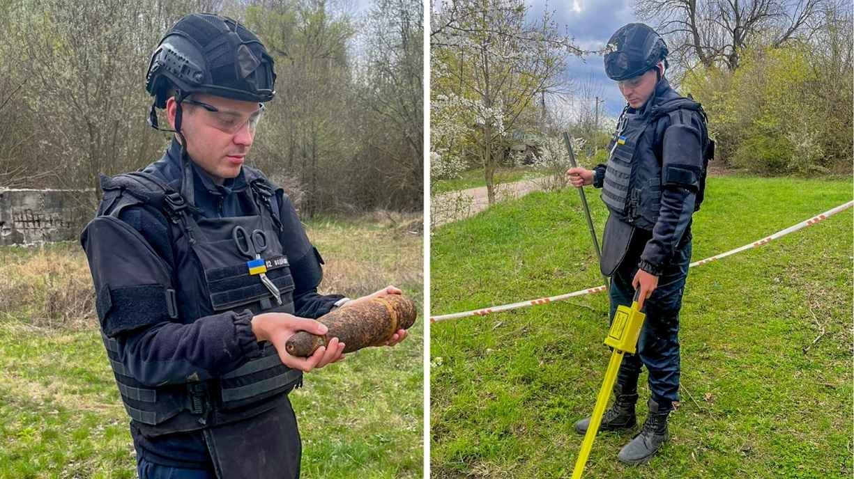 Смертельне залізо: рятувальники Вінниччини знищили артилерійські боєприпаси минулого століття