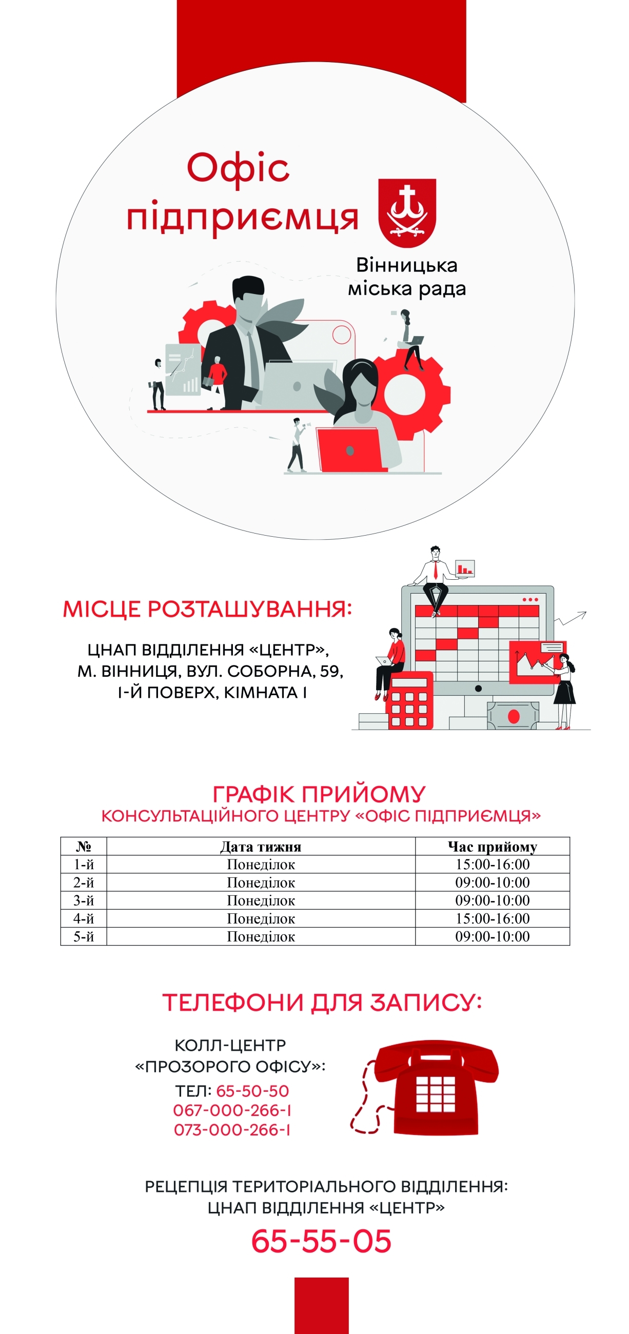 У вінницькому Офісі підприємця надали охочим перші консультації