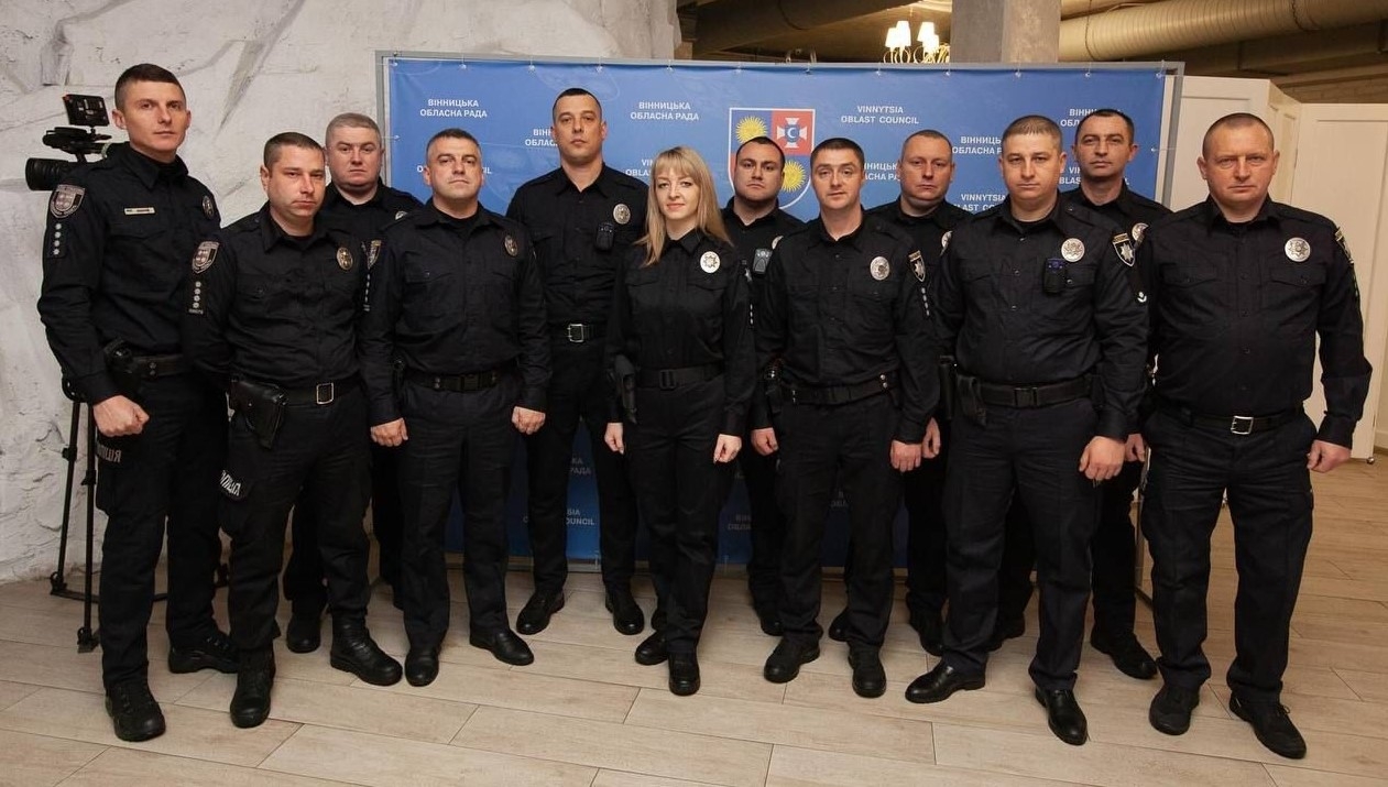 У Вінниці відзначили кращих поліцейських офіцерів громад