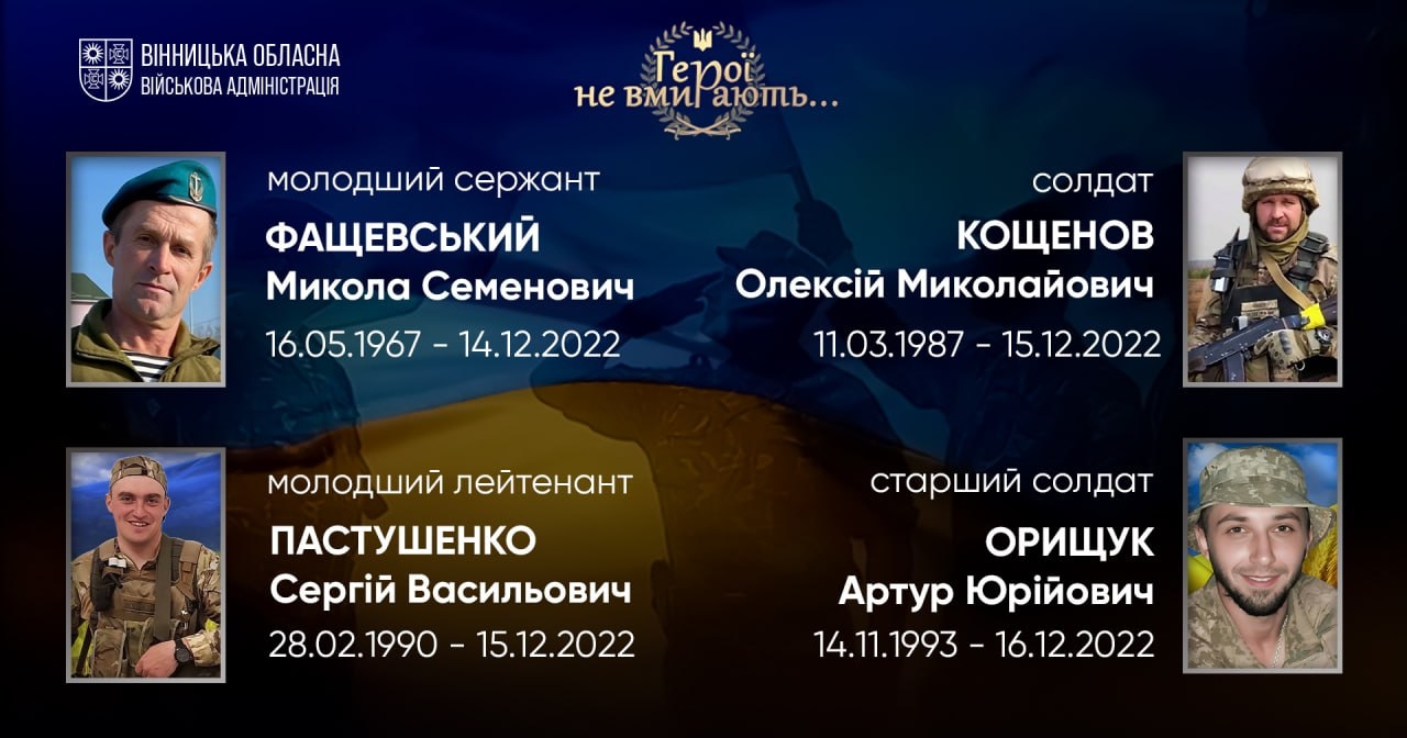Вшановуємо пам'ять Героїв-земляків