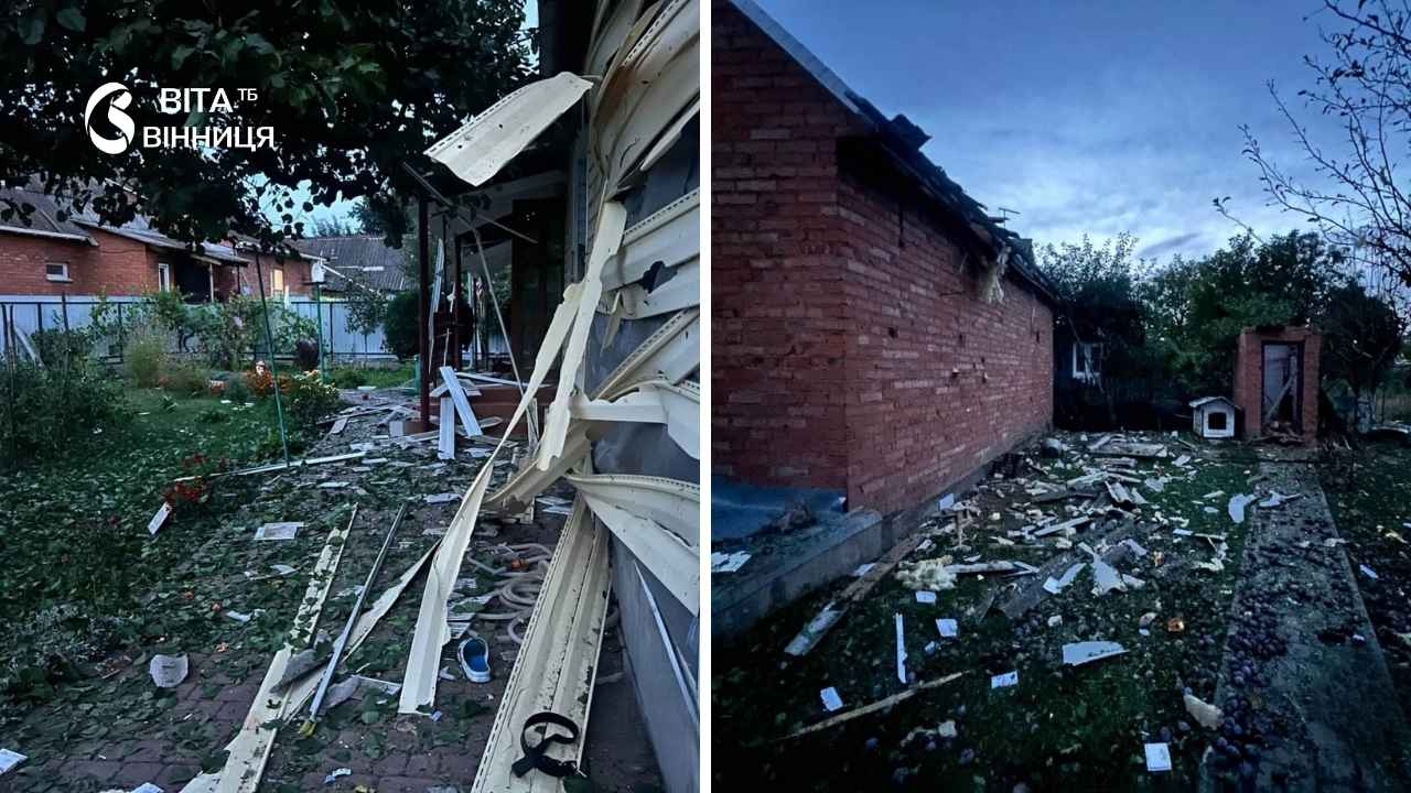 12 рятувальників і сапери ДСНС у Вінниці вночі ліквідовували наслідки падіння уламків безпілотника