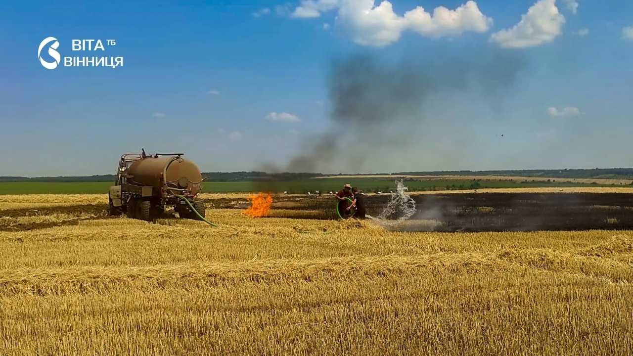 Через недопалки та сірники на Вінниччині сталося 22 пожежі за добу