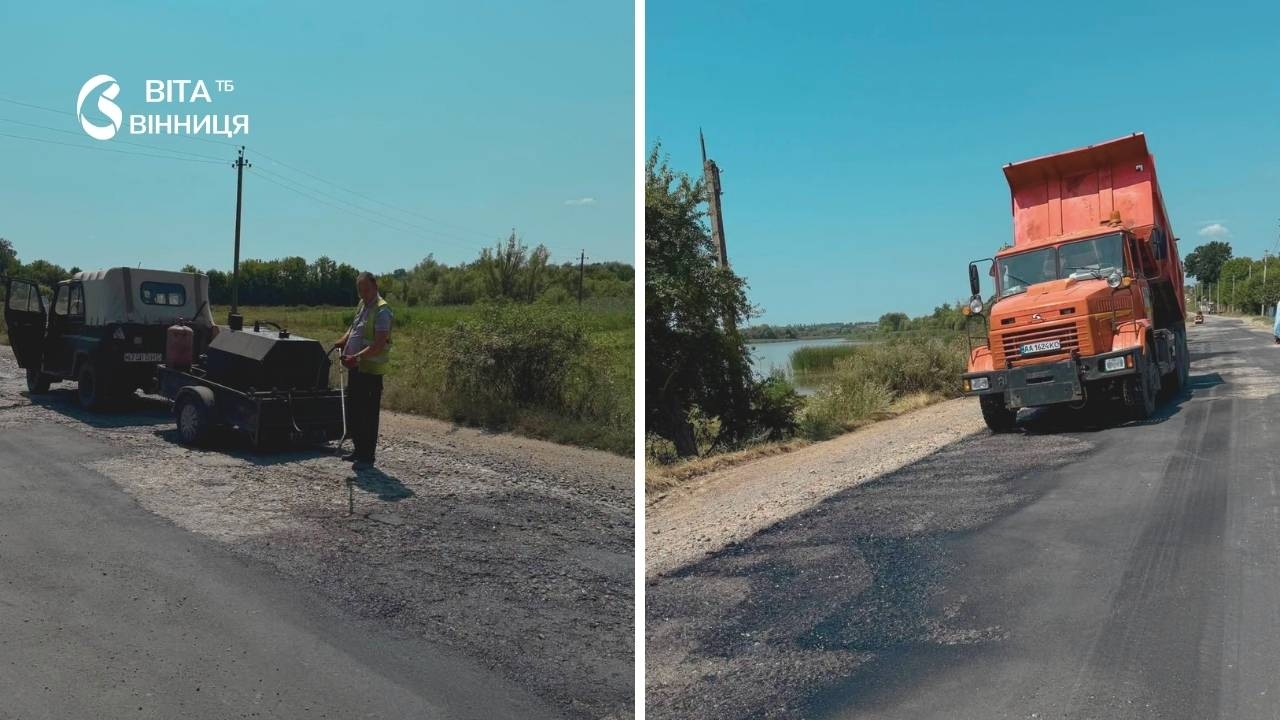 Дев'ять ділянок доріг відремонтували у Барській територіальній громаді