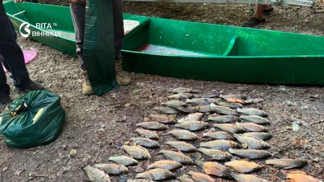 На Вінниччині браконьєр наловив 91 кг риби на Південному Бузі — збитки перевищили 308 тис. грн