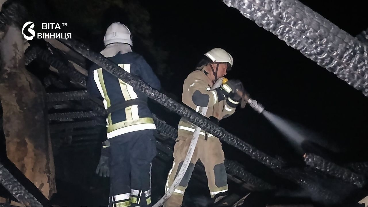 На Вінниччині ліквідували три пожежі у житловому секторі та одну на авто