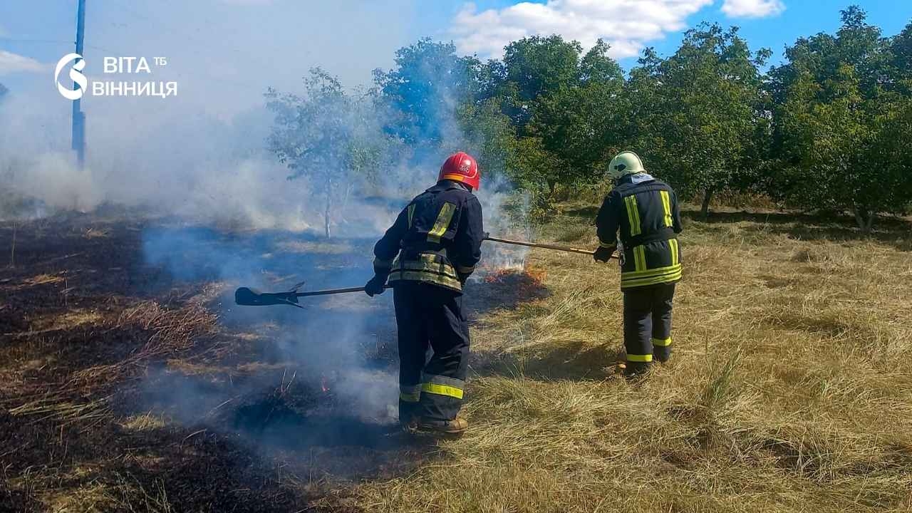 Навмисні підпали та недопалки — причини нещодавніх пожеж на Вінниччині