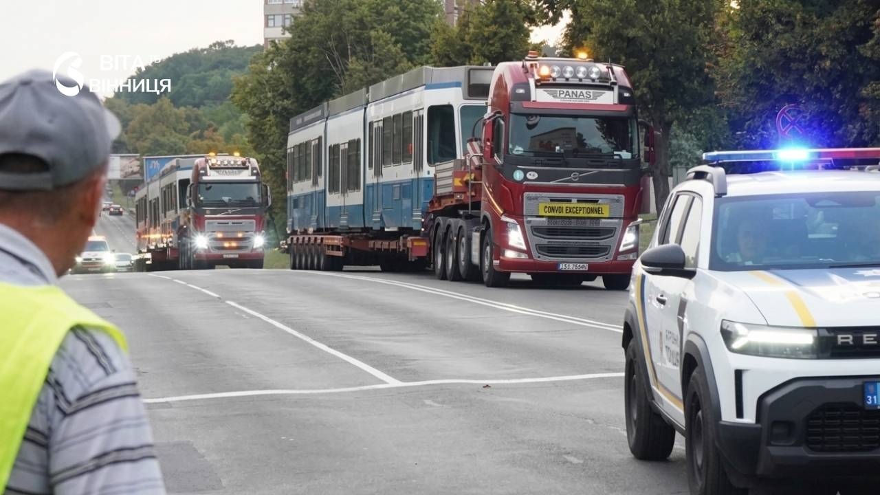 Нові швейцарські трамваї, які отримала Вінниця, вміщують на пів сотні пасажирів більше, ніж попередні