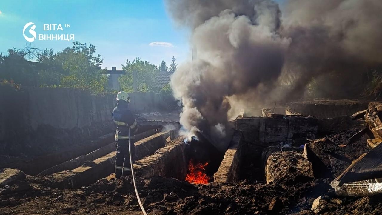 Сім пожеж за добу: на Вінниччині вогонь пройшовся понад двома гектарами землі