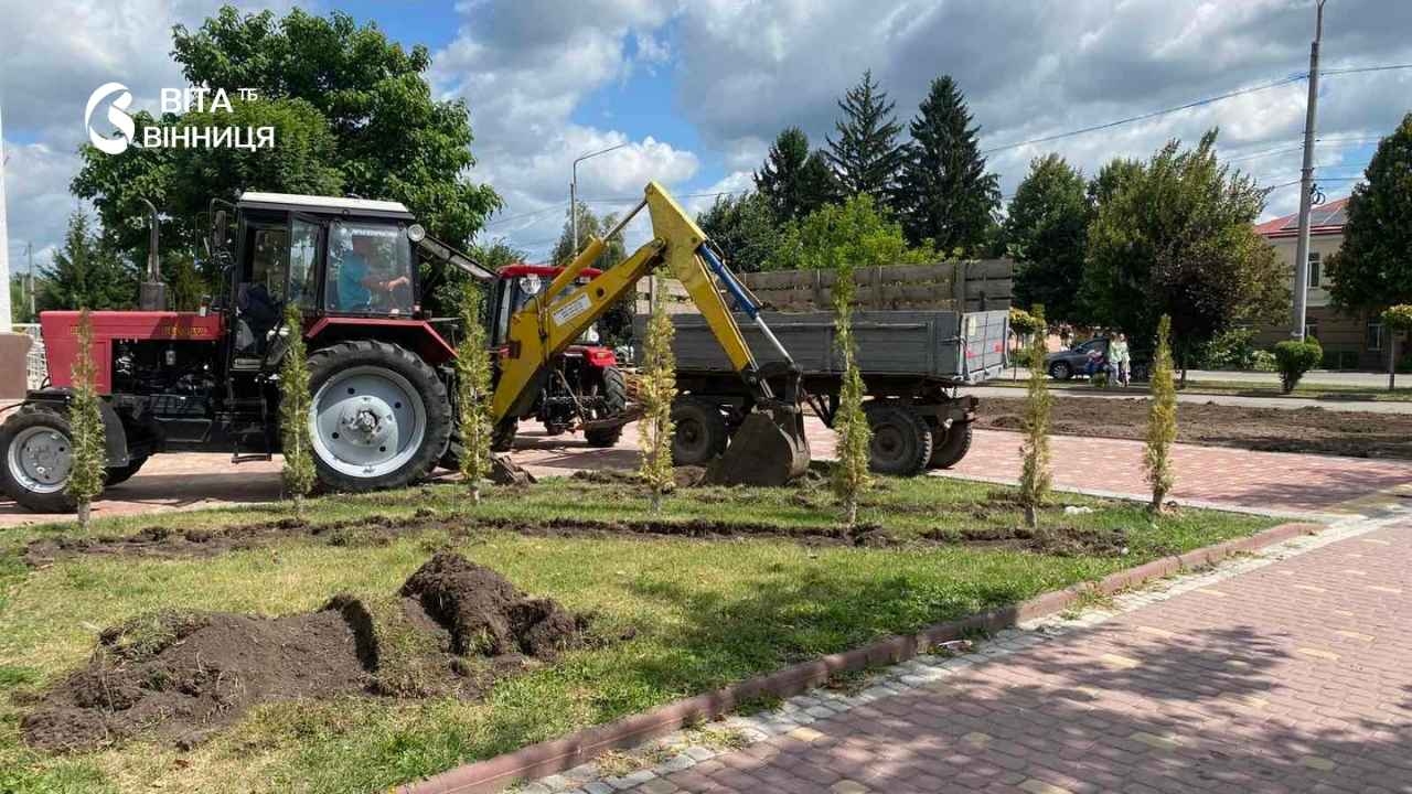 У Калинівці впорядковують територію майбутнього ветеранського хабу