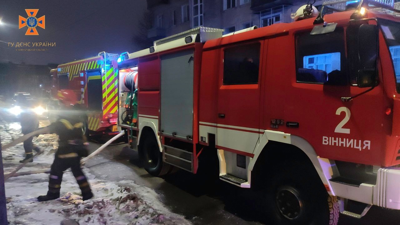 У Вінниці пожежа забрала життя 67-річного чоловіка
