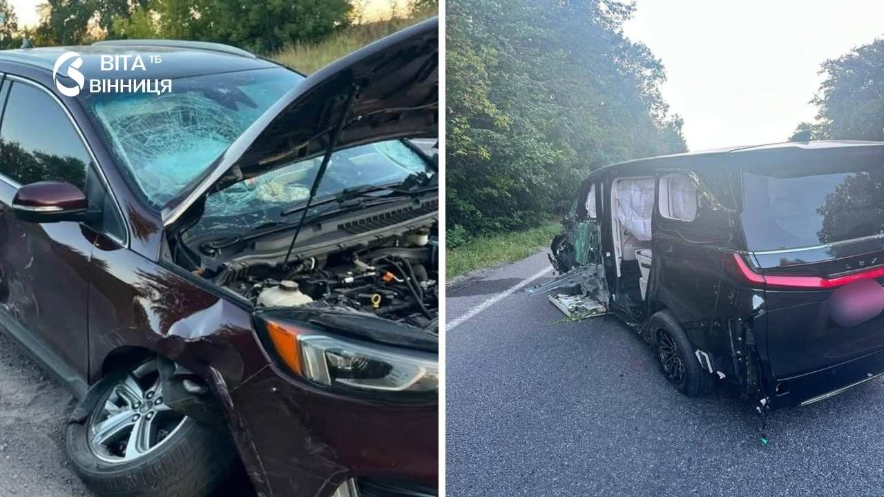 У Вінницькому районі сталася аварія за участю трьох автомобілів