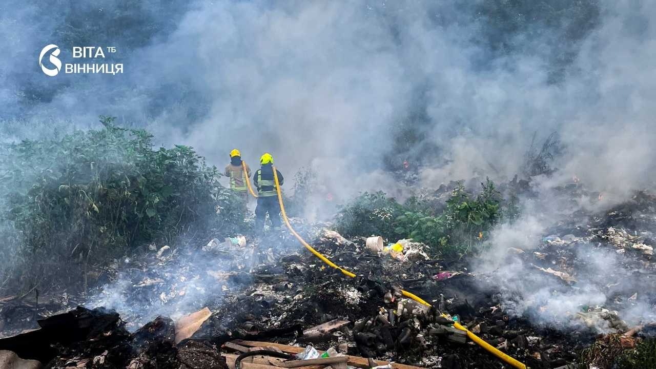 За добу на Вінниччині загасили дві пожежі в природних екосистемах
