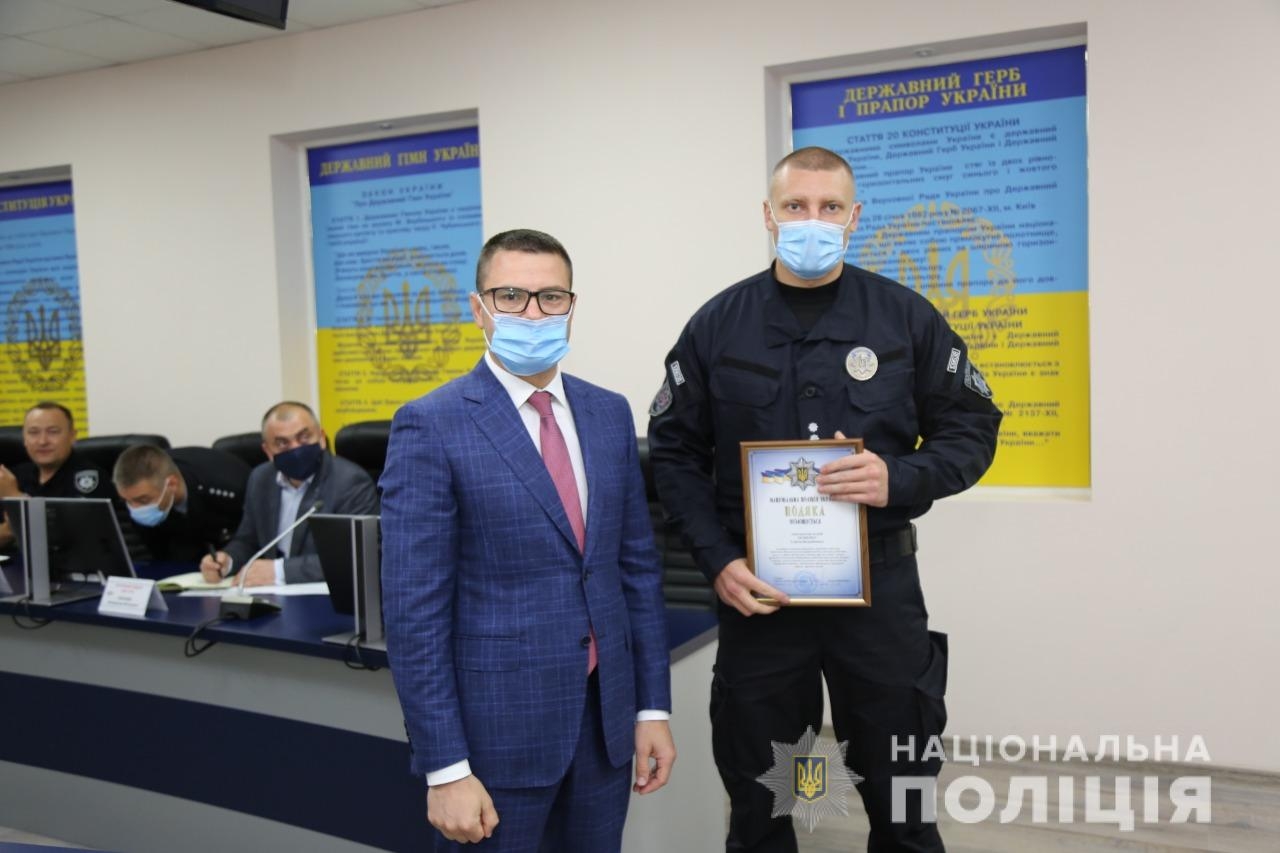 Головний поліцейський Вінниччини відзначив кращих правоохоронців