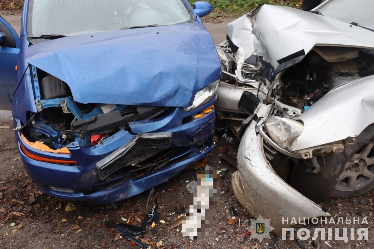 У Тульчинському районі п'яний водій Daewoo протаранив Chevrolet