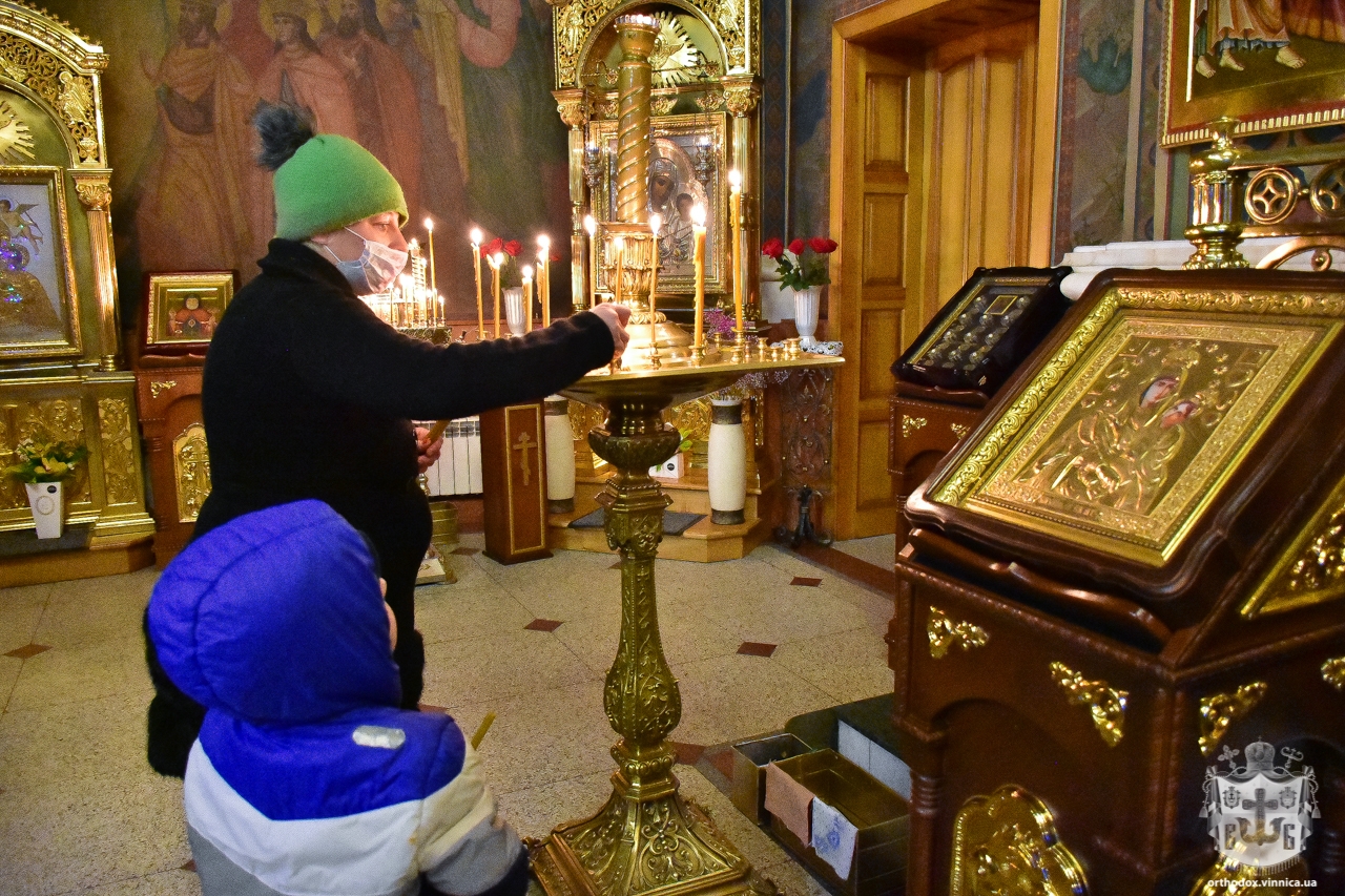 У Вінниці в Новорічну ніч відбулося богослужіння у соборі