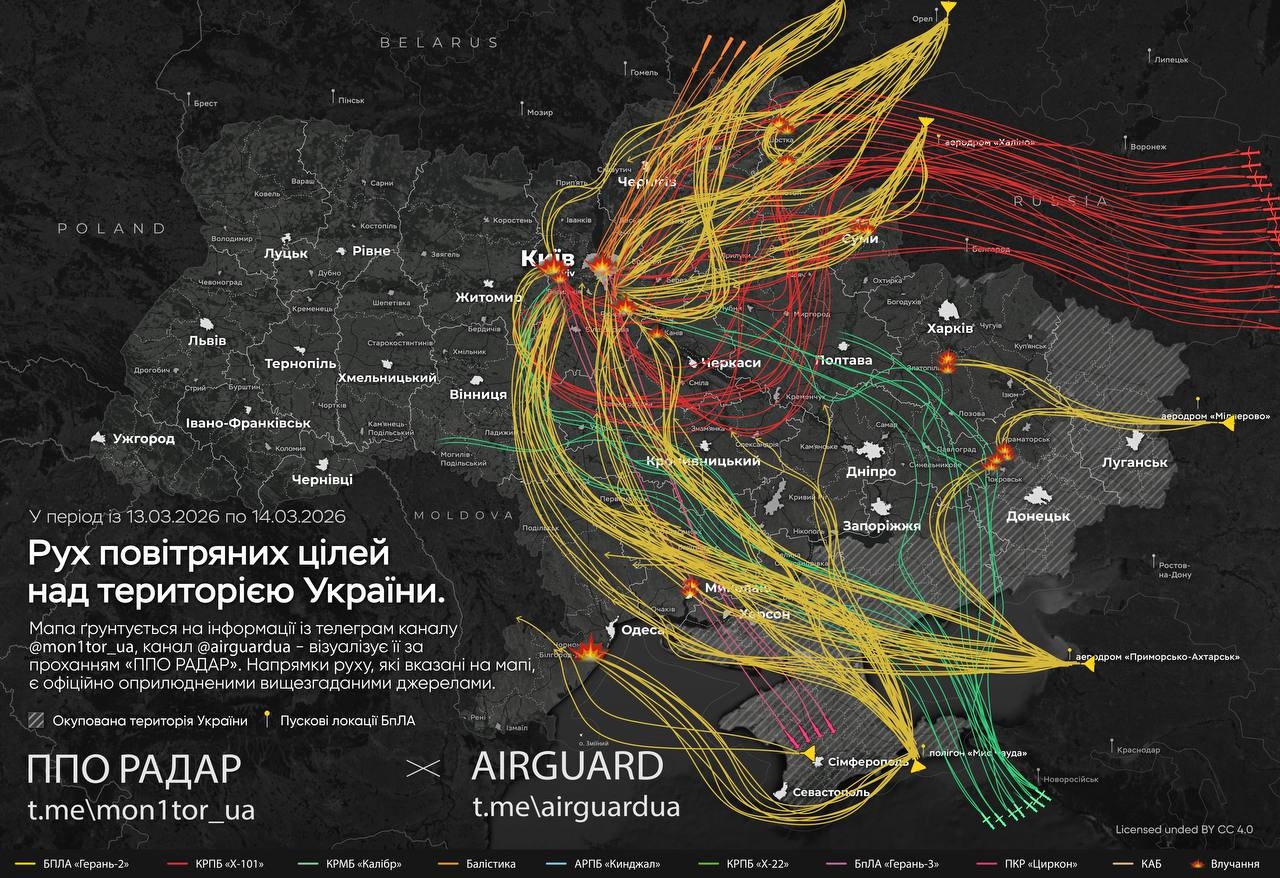 Київ атакували ракетами й шахедами, у Броварах і Вишгороді загиблі й поранені. Вінниччина теж була під ударом