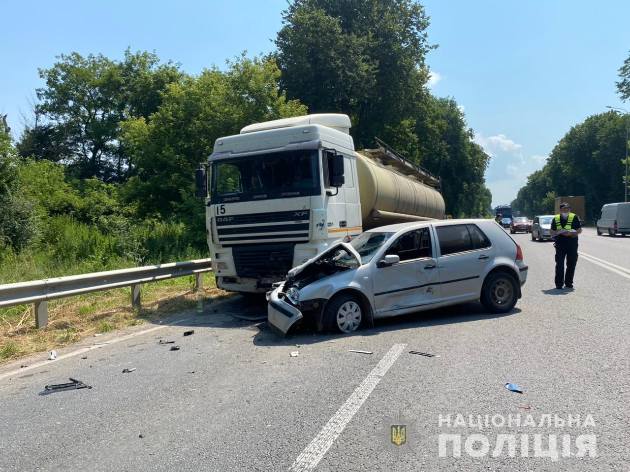 ДТП у Писарівці: зіткнулись чотири авто, госпіталізована дитина