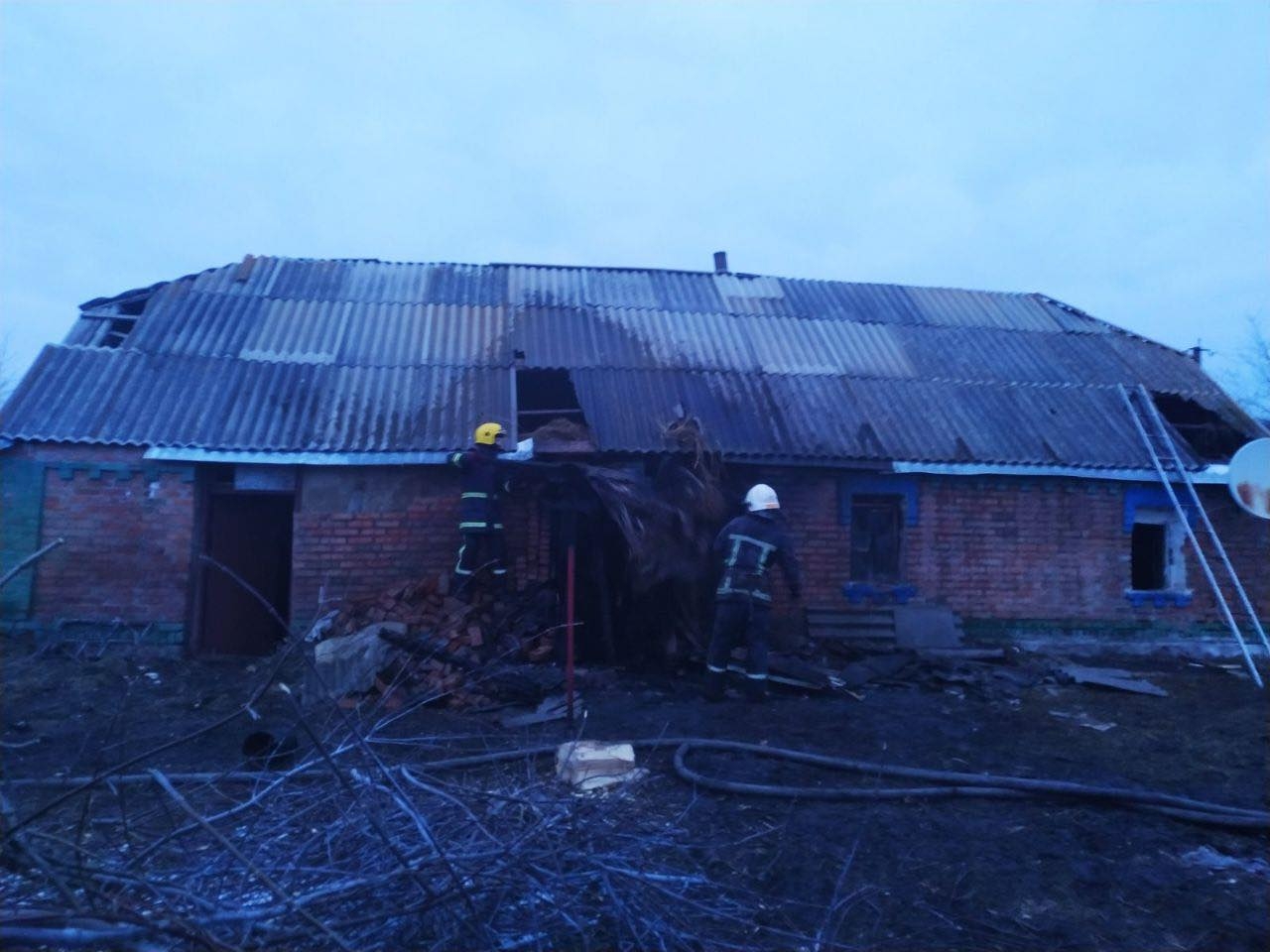 В Козятинському районі під час пожежі загинув чоловік