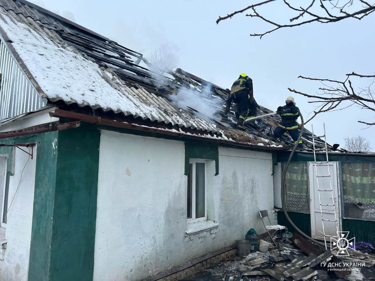 У Козятинській громаді вогонь знищив п'ять центнерів сіна