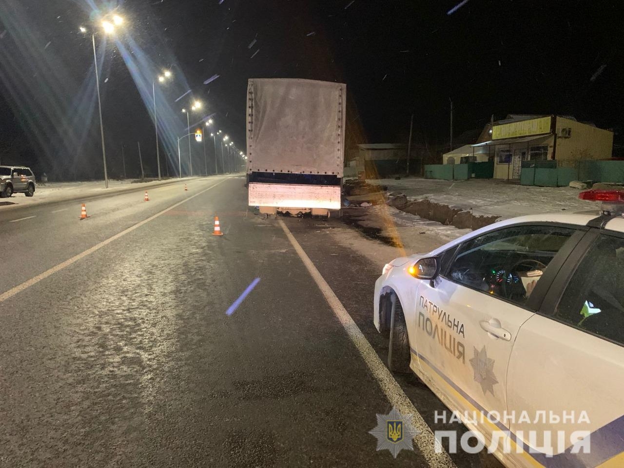 Аварія у Вінницькому районі DAF зіткнувся із вантажівкою