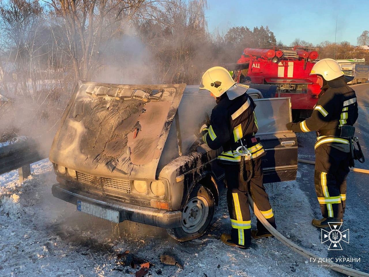 На Вінниччині за один день згоріли два автомобілі