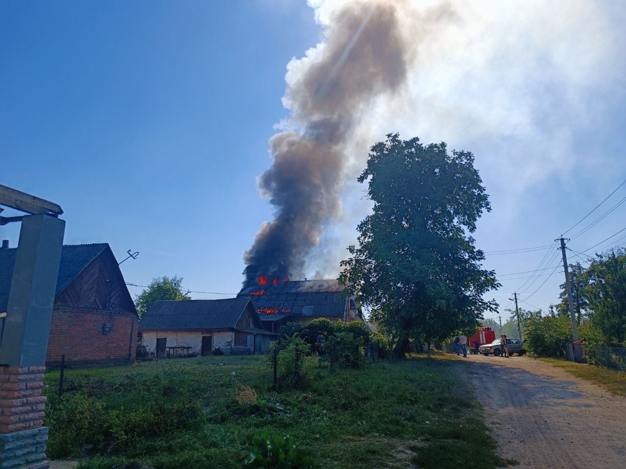 На Вінниччині загорівся приватний будинок