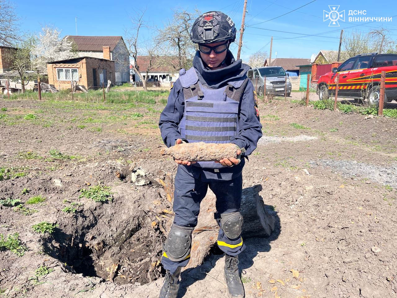 На Вінниччині знищили снаряд та мінометну міну часів Другої світової