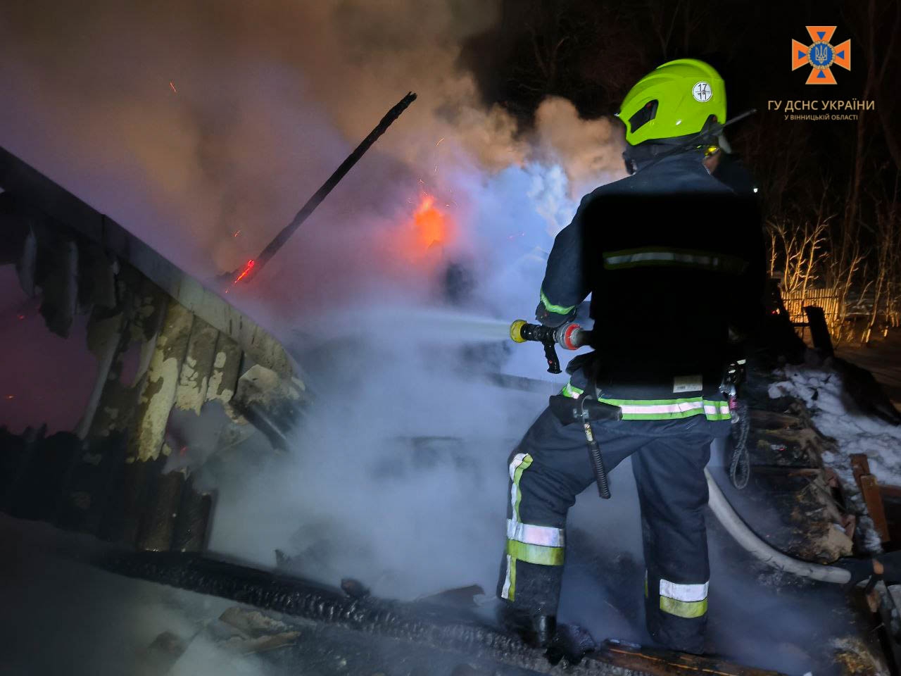 Під час пожежі в будинку постраждав 44-річний житель Піщанської громади