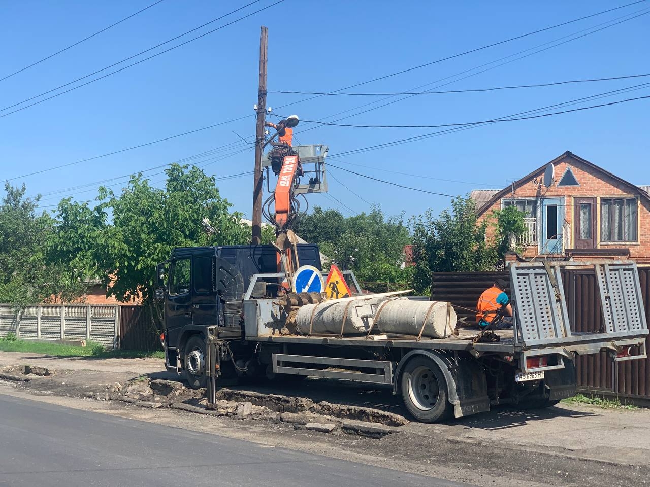 Реконструкція вулиці Якова Шепеля на Старому місті у Вінниці триває