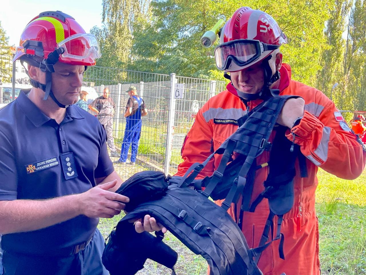 Рятувальники з Вінниці пройшли комплексне навчання з польськими колегами