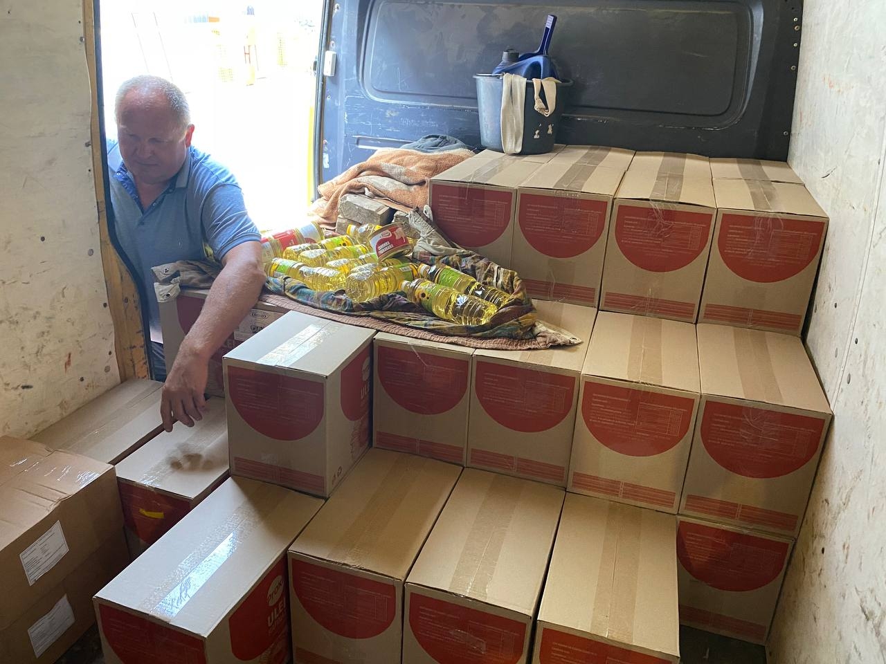 Ще чотири громади Вінниччини отримали продукти від гуманітарного штабу