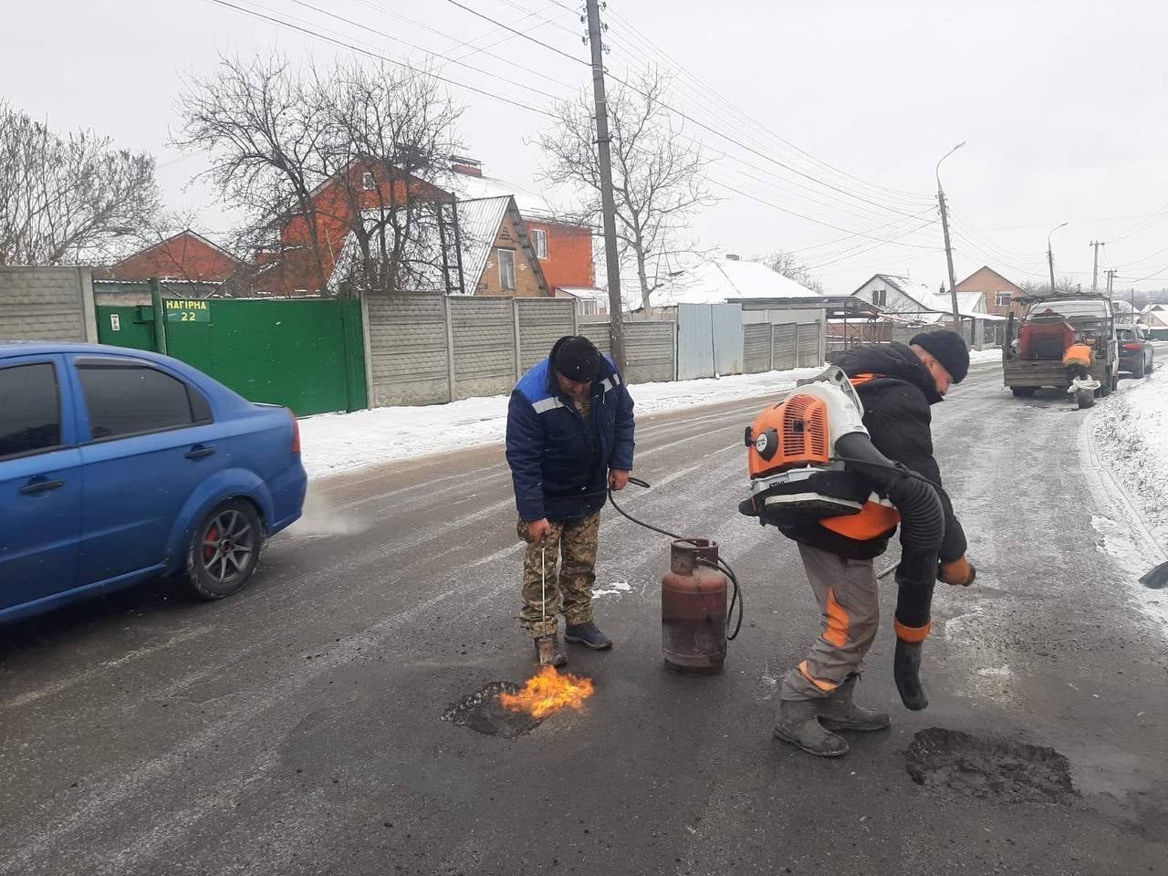 У Вінниці ремонтують асфальт за новою технологією