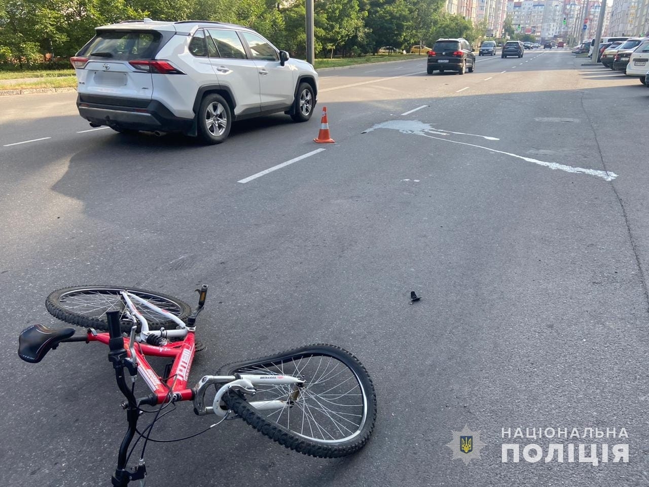 У Вінниці в ДТП травмувались велосипедист та пішохід - триває розслідування