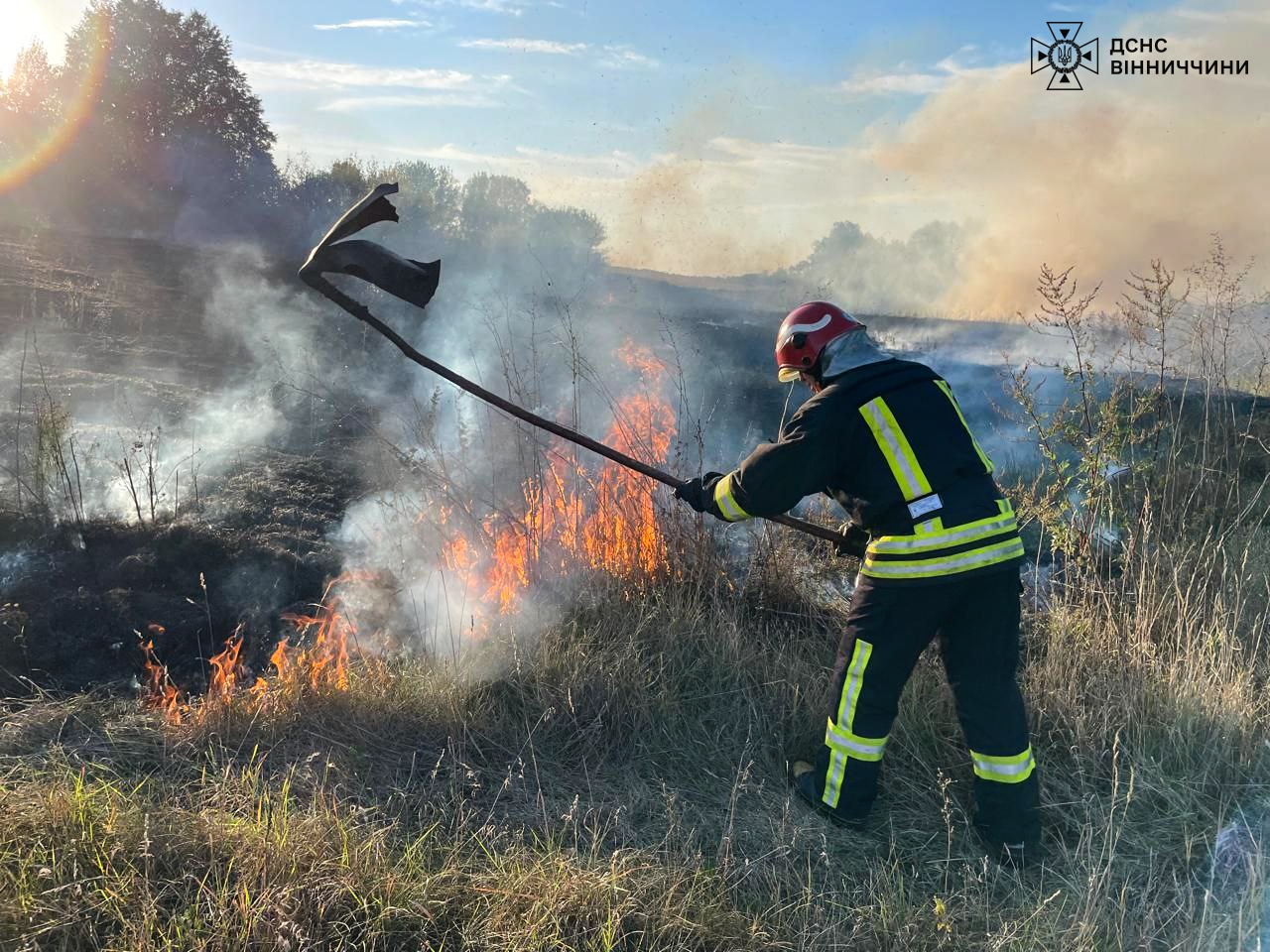 Вінницьких рятувальників протягом доби викликали на 21 пожежу