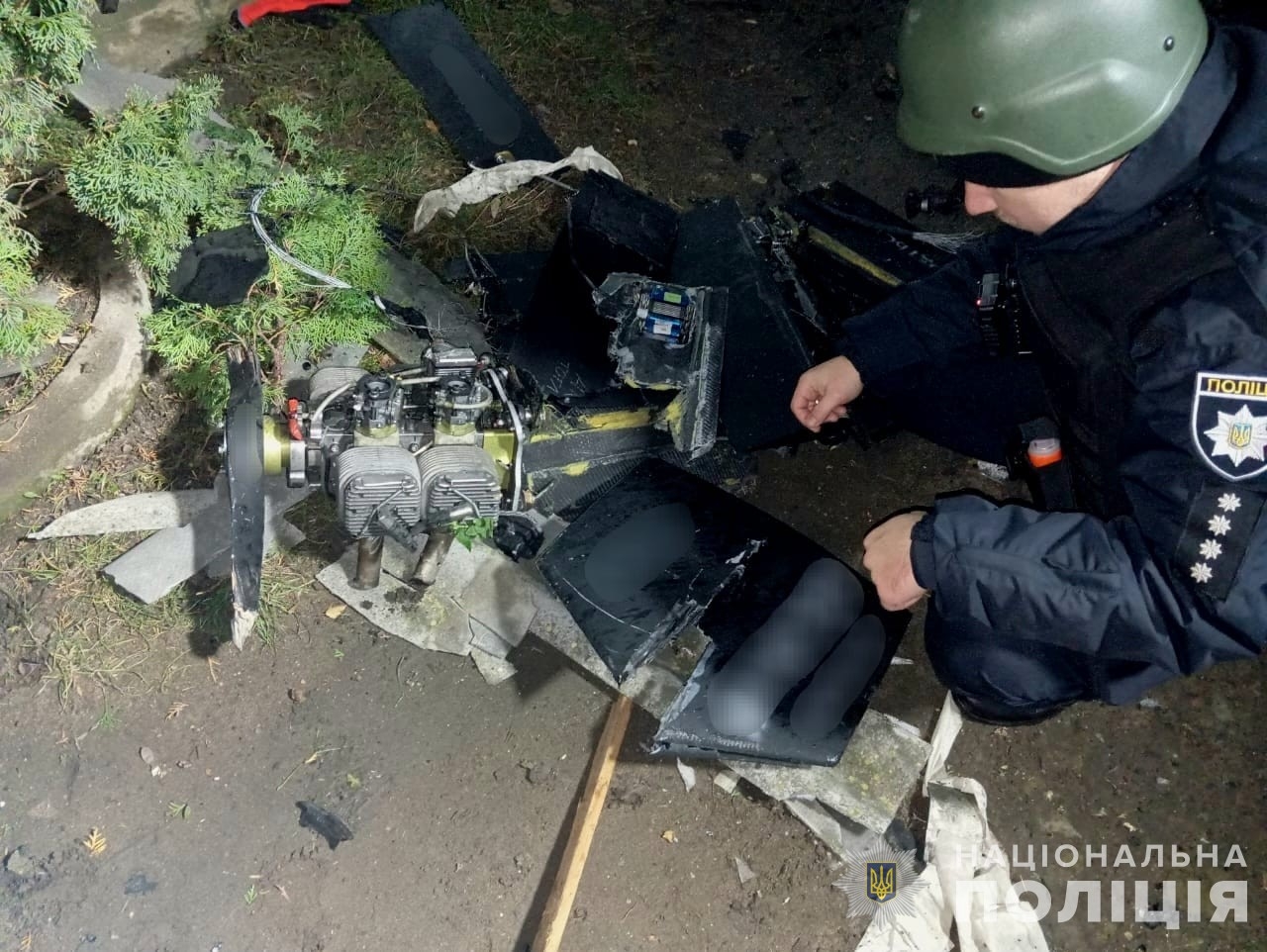 На Вінниччині внаслідок падіння БПЛА загорівся житловий будинок