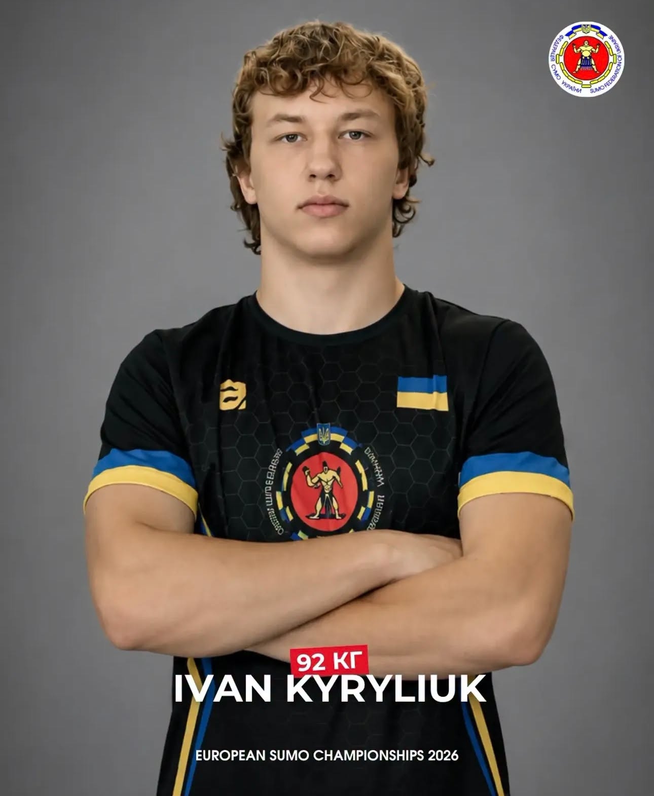 Вінничанин Іван Кирилюк здобув бронзу дебютного чемпіонату Європи з сумо