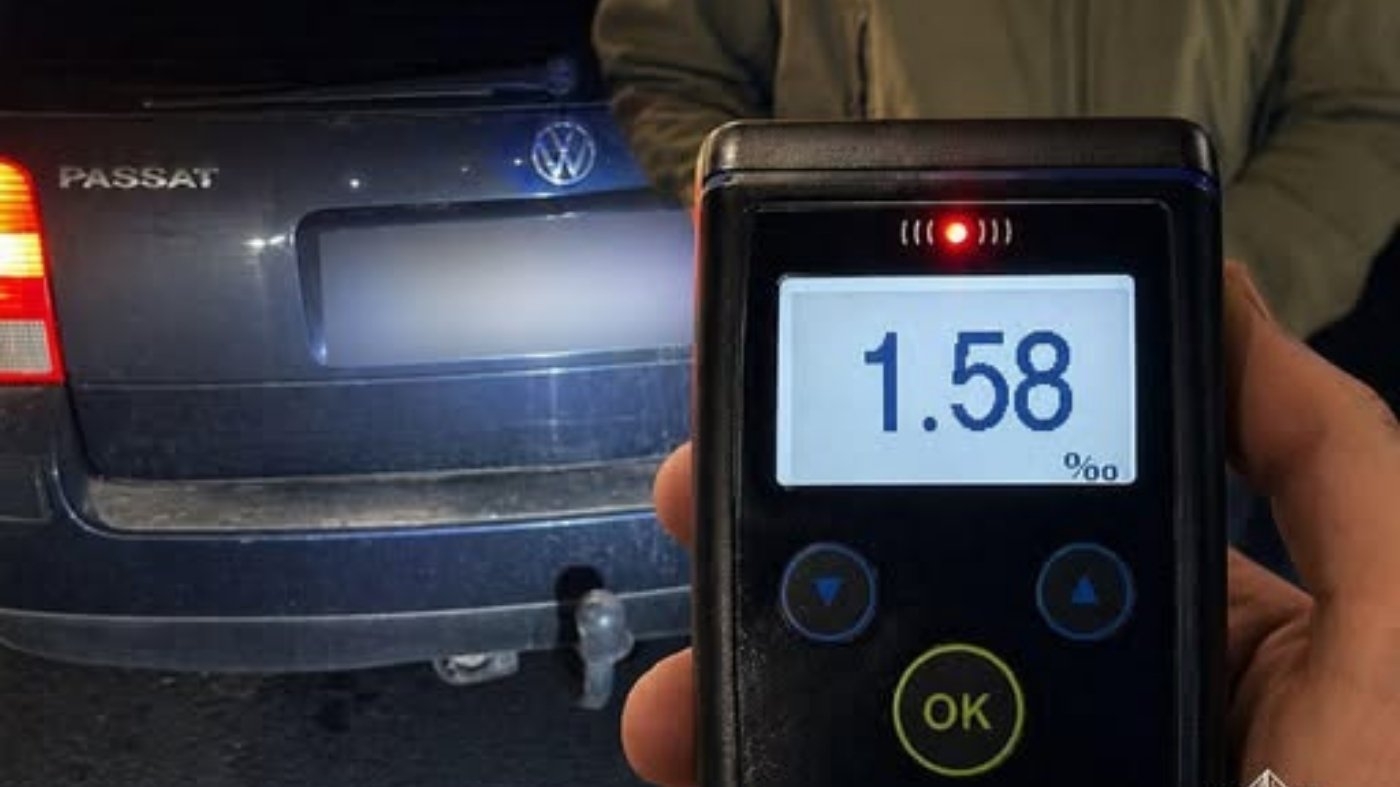 «Драгер» зашкалив: у Вінниці зупинили водія, чий стан сп’яніння у вісім разів перевищив норму