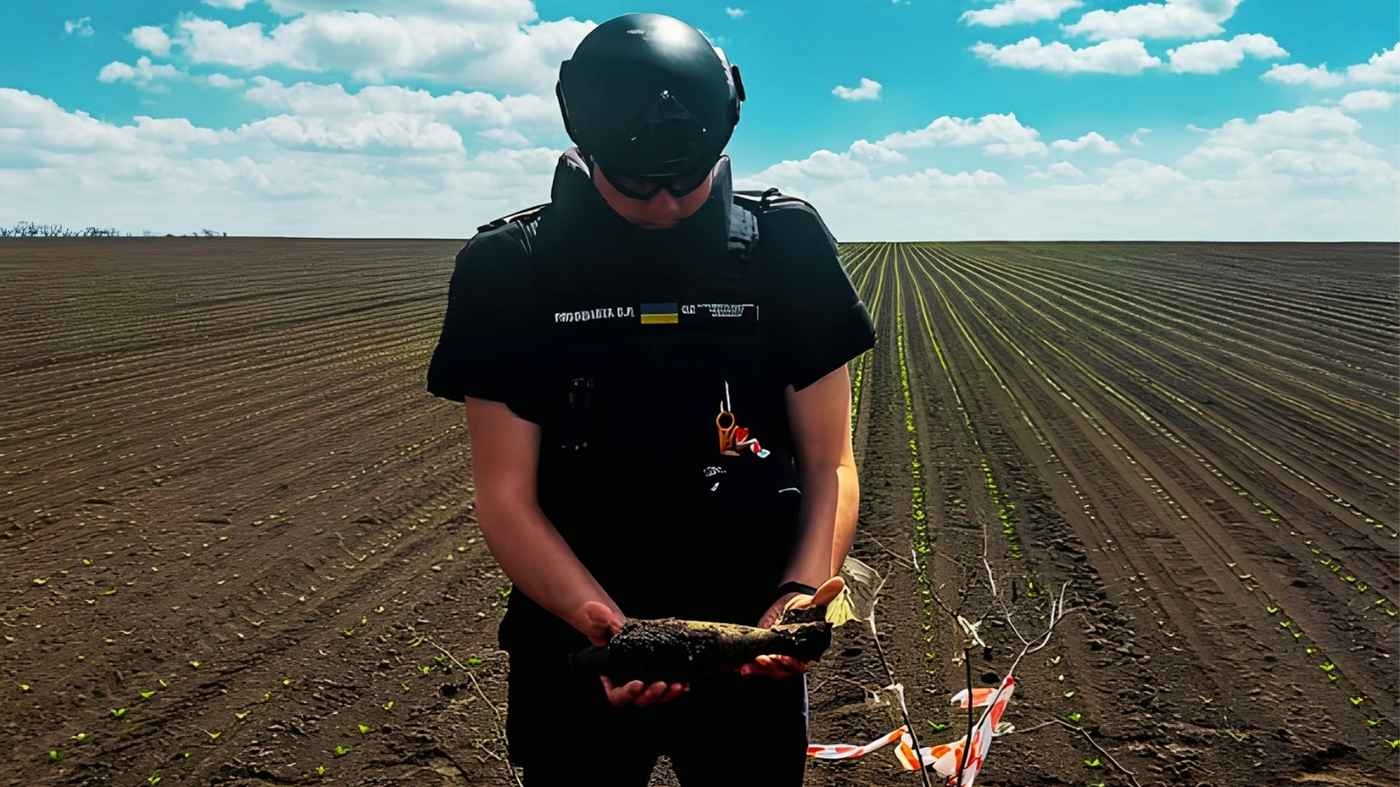 На Гайсинщині піротехніки знищили мінометну міну часів Другої світової війни