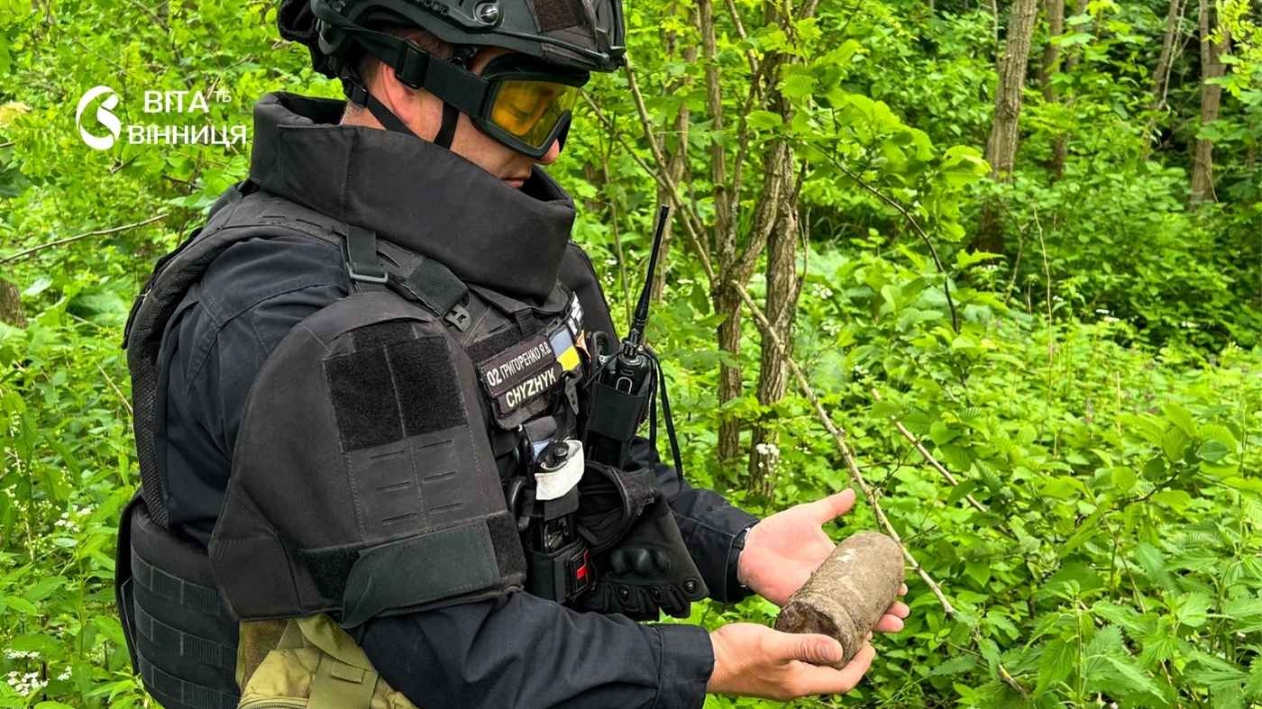 На Вінниччині сапери знешкодили артилерійський снаряд часів Другої світової війни