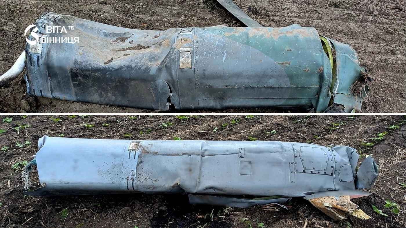 На Вінниччині вибухотехніки вилучили частини ворожих ракет Х-101 та ударного дрона