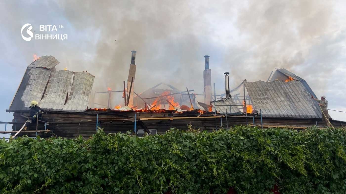На Вінниччині за добу сталося п'ять пожеж у житловому секторі
