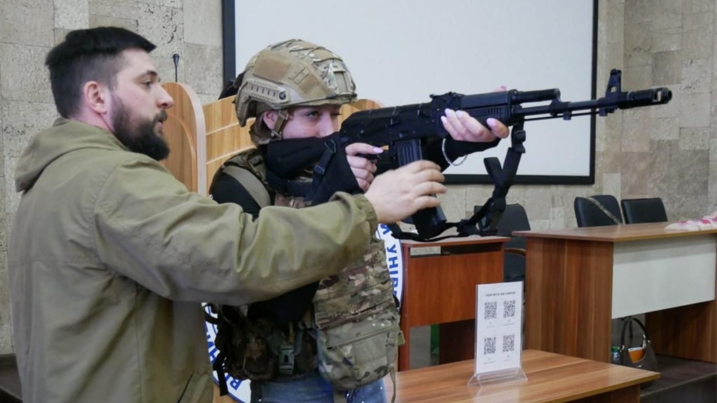 Студентів вінницького аграрного університету знайомлять з курсом національного спротиву