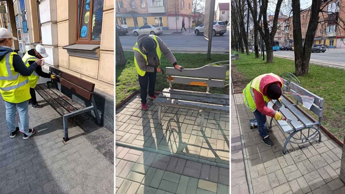 Весняне оновлення Вінниці: понад 300 нових дерев та свіжа фарба на об'єктах благоустрою