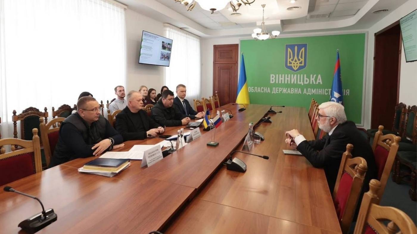 Вінницю з візитом відвідав Надзвичайний та Повноважний Посол Словацької Республіки