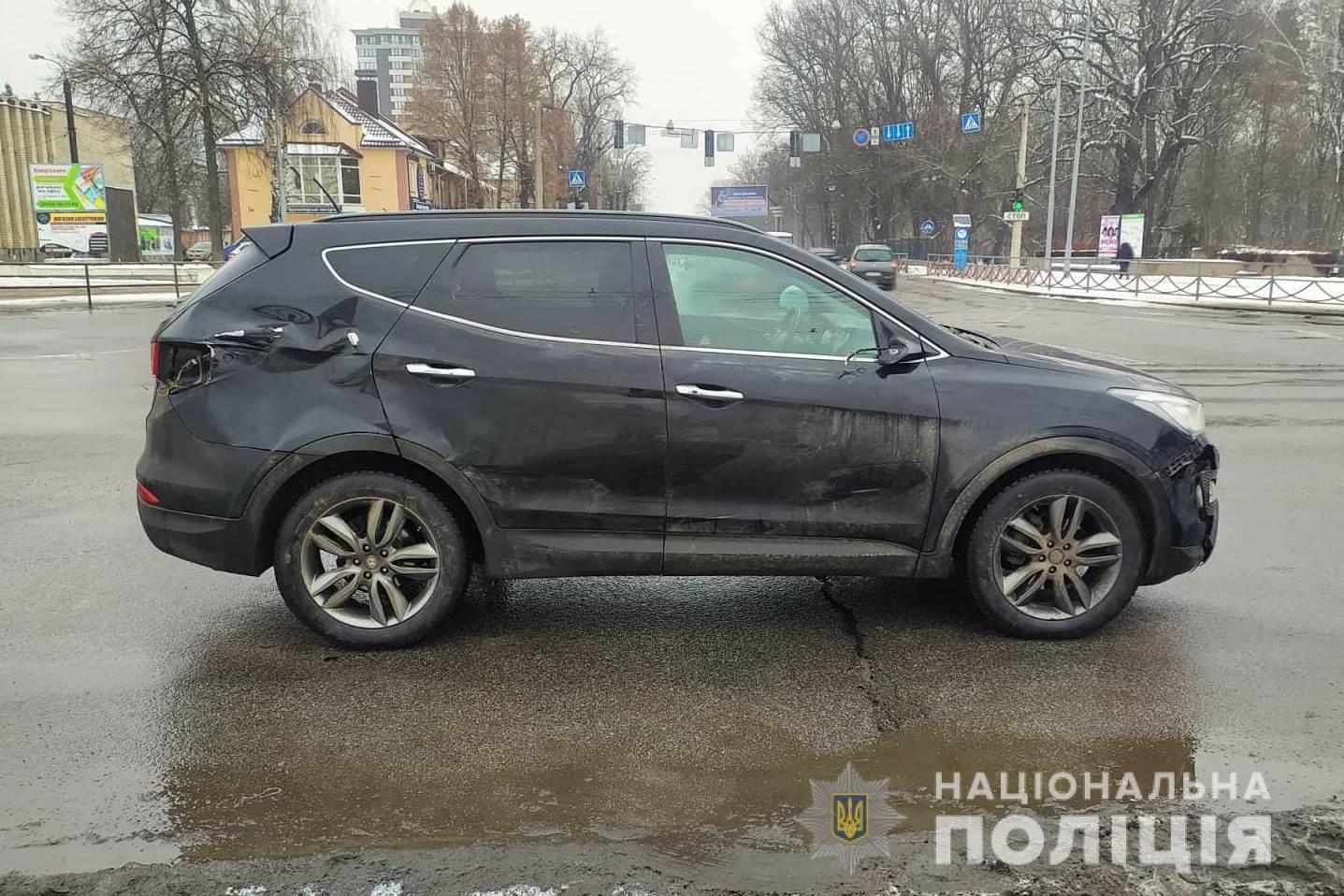 У Вінниці водій Hyundai збив 74-річного пішохода на тротуарі