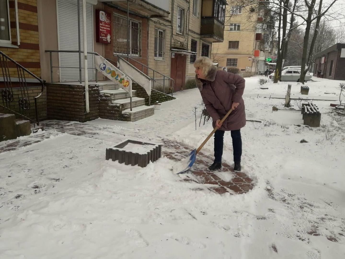 Як прибирають сніг у Вінниці проконтролювала Муніципальна варта