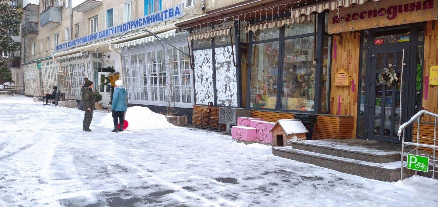 Як прибирають сніг у Вінниці проконтролювала Муніципальна варта