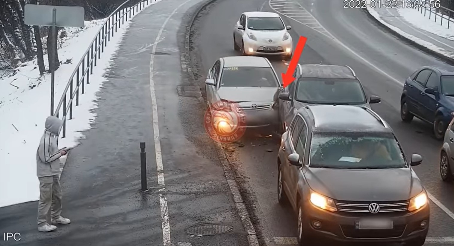 Аварія у Вінниці - зіткнулися три автомобілі