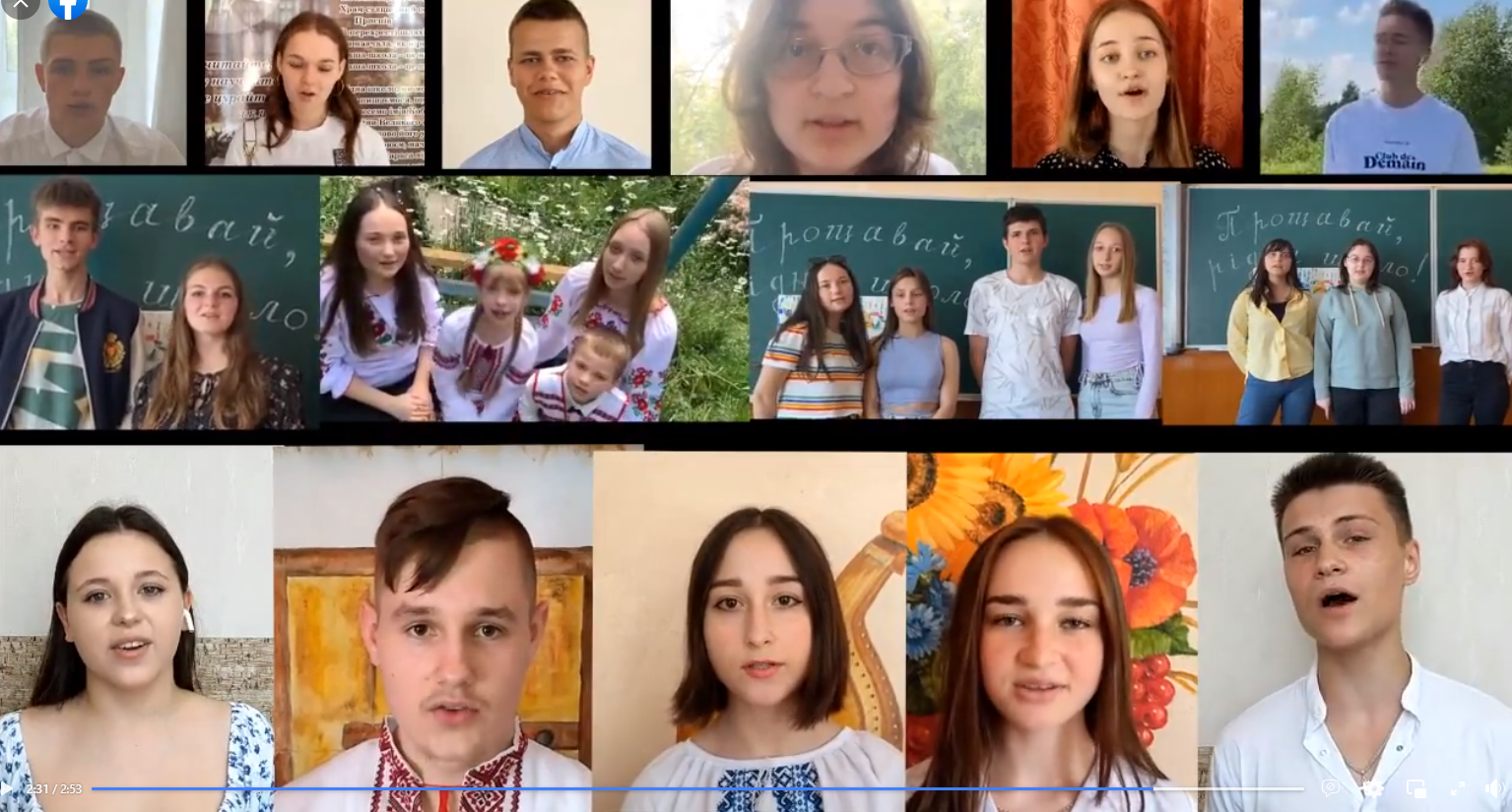 Випускники вінницьких шкіл долучились до патріотичного відеочеленджу