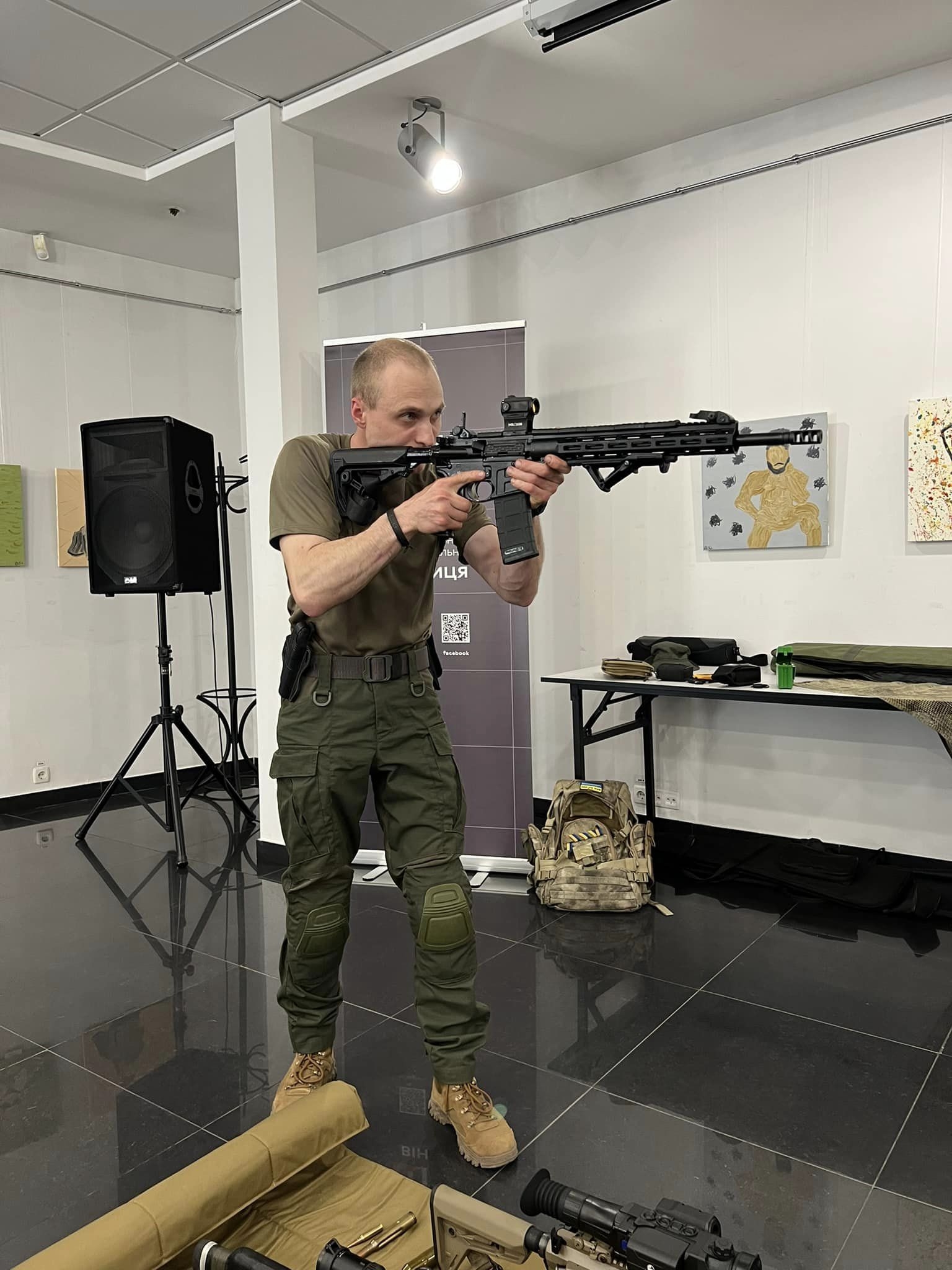 Вінничан навчав стрілецькій справі справжній бойовий інструктор